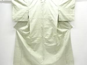 アンティーク　古典柄織り出し本真綿結城紬80亀甲着物